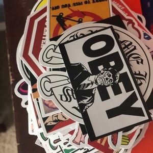 100 skateboard stickers
